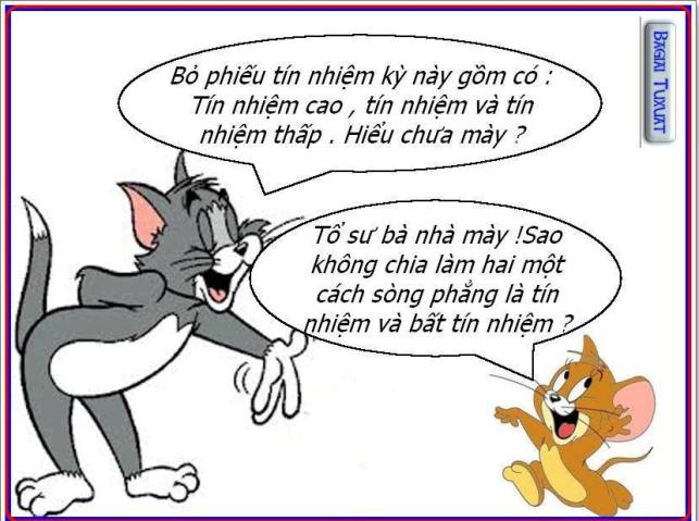 Tom & Jerry bàn luận về "tín nhiệm" 